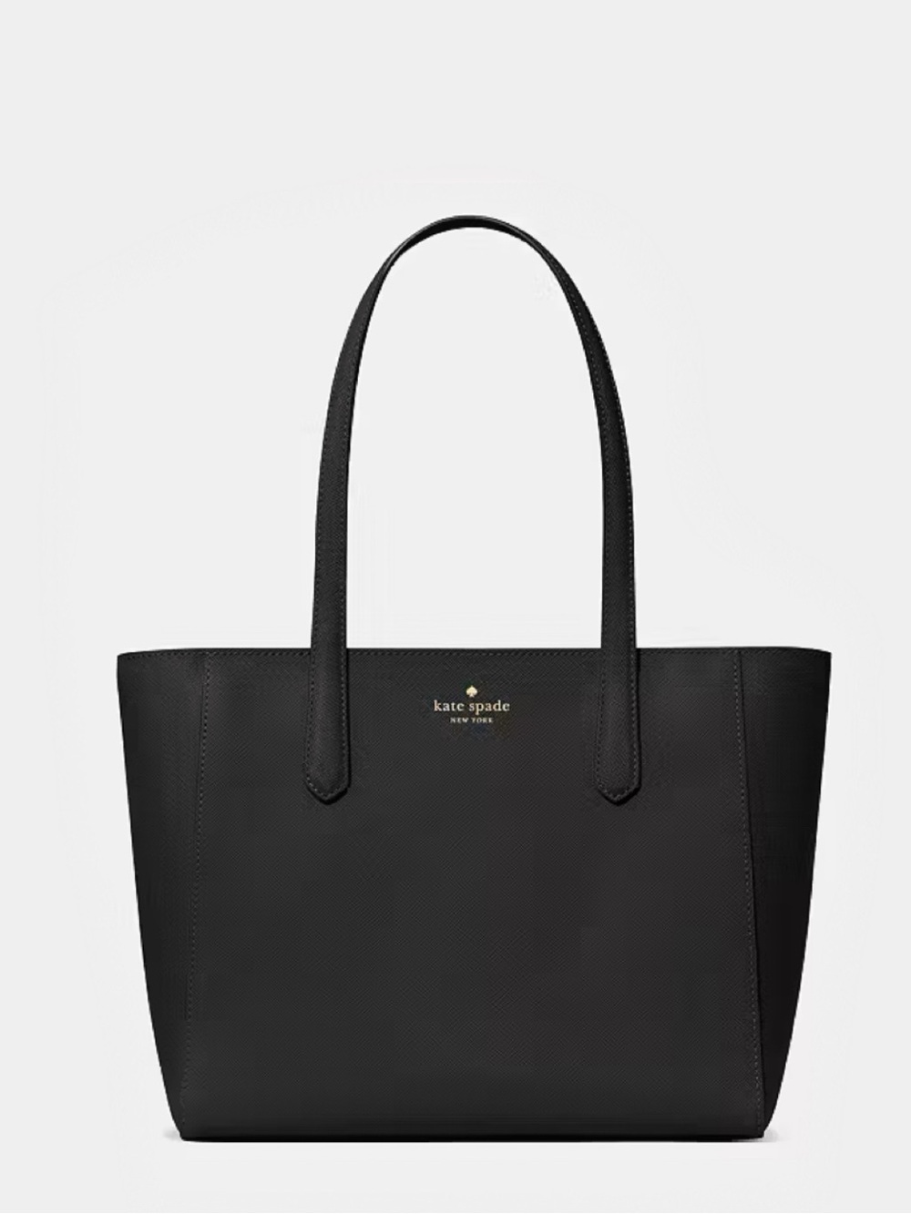 kate spade Black Leather Tote Bag